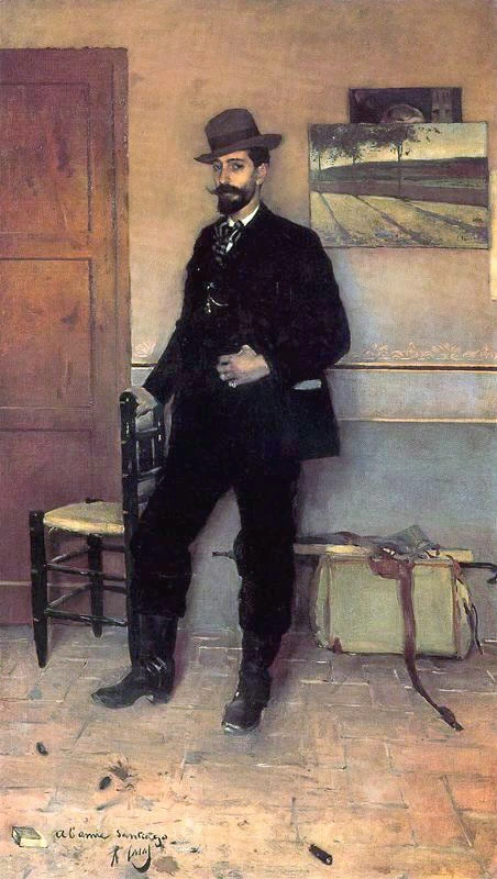 Ramon Casas - 109, Ritratto di Santiago Rusinol